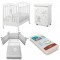 Set Erbesi Stellina Bianco Grigio