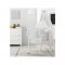 Culla Azzurra Design Funky Avana + Materasso + Paracolpi + Piumone +Velo