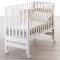 Lettino Culla Contact Azzurra Design Bianco + Materasso + Completo Piumone Bianco Rosa