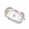 Culla Trasformabile in Lettino Co-Sleep Montessori Cuoricini Leonardo Bianco