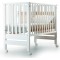 Lettino Culla Contact Azzurra Design Bianco con Materasso