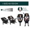 Chicco Seggiolino Auto isofix EverOne i-Size Ruotabile 360 (40-150 cm) Silver Ink