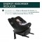 Chicco Seggiolino Auto isofix EverOne i-Size Ruotabile 360 (40-150 cm) Silver Ink