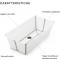 Vaschetta Pieghevole Bagno Stokke Flexi Bath XL