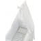 Culla Azzurra Design Funky Avana con Decoro Bianco
