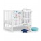 Il lettino trasformabile Glam di Azzurra Design accompagna i vostri bambini dalla nascita fino a 3 anni. Si può trasformare da culla con funzione co-sleeping a lettino completo.  Utilizzabile in 9 modi diversi:      Culla: con sponda laterale abbassabile,