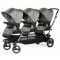 Passeggino Trigemellare Peg Perego Triplette Piroet City Grey