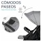 Innovaciones MS Passeggino Leggero e Compatto Omologato 22 Kg STREET GRIGIO