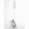 Lampada a Stelo Nanan Puccio Piquet Bianco Azzurro