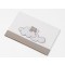 Set Lenzuola Azzurra Design Mars Bianco Avana 3 pz