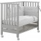 Lettino Culla Contact Azzurra Design Grigio + Materasso + Completo Piumone Bianco Grigio