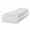 Lettino Trasformabile Azzurra Design Urban Bianco