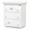 Cassettiera Fasciatoio Baby Fashion Love Bianco Grigio