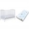 Lettino Foppapedretti Lucy Bianco + Materasso
