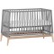 Lettino Leander Luna 120 Grigio Rovere