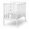 Lettino Erbesi Mini Molly Bianco Grigio + Completo Tessile