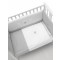 Lettino Erbesi Mini Molly Bianco Grigio + Completo Tessile