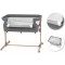 Culla Co-Sleeping MoMi Smart Bed Grigio