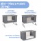 Lettino Co-Sleeping Chicco Next2Me Forever Moongrey