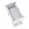 Culla Erbesi Ninna Bianco/Bianco + Completo Piumone