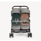 Passeggino Gemellare Joie Aire Twin Pebble con Parapioggia