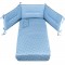 Completo Piumone Picci Stella Stampato Azzurro 3pz