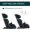 Chicco Seggiolino Auto Isofix Quizy i-Size Black Reclinabile da 3-12 Anni da 100-150 cm