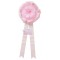 Fiocco Nascita Andy & Helen Tulle 24 cm Rosa