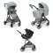 Trio Chicco Seety 2 con Seggiolino Kory Essential i-Size Sage 