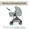 Trio Chicco Seety 2 con Seggiolino Kory Essential i-Size Sage 