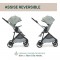 Trio Chicco Seety 2 con Seggiolino Kory Essential i-Size Sage 