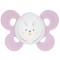 Succhietto Chicco Physio Comfort Silicone Coniglietto Rosa Bianco 0-6m 