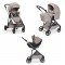 Chicco Trio Seety 2 Cloud con Seggiolino Kory Essential i-Size R129 Cloud Portata 22 Kg