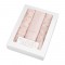 Set 3 pz Mussola Nanan All Over Lettering 80 x 80 cm Rosa