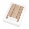 Set 3 pz Mussola Nanan All Over Lettering 80 x 80 cm Beige