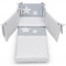 Completo Piumone Azzurra Design Luce Grigio Avana