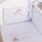 Lettino Co-Sleeping Nanan Puccio Azzurro con Materasso + Completo Piumone
