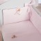 Lettino Co-Sleeping Nanan Puccio Rosa con Materasso + Completo Piumone