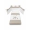 	 Set Erbesi Tato Bianco Tortora