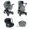 Trio Cam Techno Babila Antracite con Relax I-Size Nero
