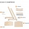 Seggiolone Sedia Stokke Tripp Trapp Bianco