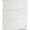 Set Pomelli Pali per Cassettiera Fasciatoio Bianco