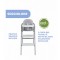Seggiolone Chicco Crescendo Up Turin Grey Re_Lux