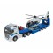 Camion con Rimorchio Elicottero Polizia Majorette Volvo Truck + Airbus Police Helicopter