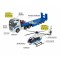Camion con Rimorchio Elicottero Polizia Majorette Volvo Truck + Airbus Police Helicopter