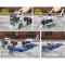 Camion con Rimorchio Elicottero Polizia Majorette Volvo Truck + Airbus Police Helicopter