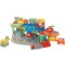 VTech Vroom Vroom Go - Il Mio Primo Garage Interattivo, Pista Macchinine con Garage Parlante