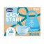Set Pappa Chicco Easy Start in Silicone Azzurro 6m+