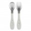 Set Posate Chicco Metal Cutlery in Acciaio 18M+ Grigio