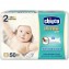 Pannolini Chicco Ultra Soft 2 Mini 3-6 Kg (50 pz)